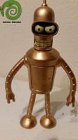 Golden Bender (Futurama) Custom Action Figure