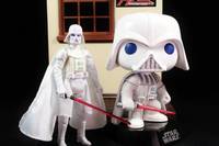 White Darth Vader Funko Pop (Redeemed from Star Wars Infinities) (Funko Pop!) Custom Action Figure