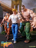 Guy, Cody and Mike Haggar (Final Fight) Custom Action Figure