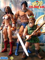 Golden Axe Trio (Golden Axe) Custom Action Figure