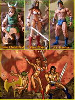 Golden Axe Trio (Golden Axe) Custom Action Figure