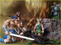 Golden Axe Trio (Golden Axe) Custom Action Figure