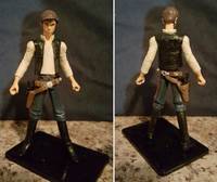 Han Solo (Clone Wars Animated style) (Star Wars Clone Wars) Custom Action Figure