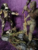 Predator: Swamp Base (Predator) Custom Diorama / Playset