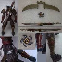 Cursed Samurai, Panther Warrior (Original) Custom Action Figure