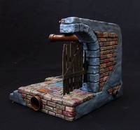 Secret Sewer Lair (Teenage Mutant Ninja Turtles) Custom Diorama / Playset