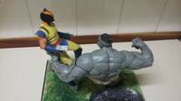 Grey Hulk vs Wolverine (Marvel Universe) Custom Diorama / Playset