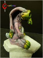 Zombie Energizer Bunny (Horror) Custom Miniature / Figurine