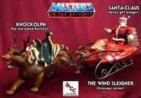 Custom He-Man Masters of the Universe Santa Claus Wind Sleigher Knockolph (Masters of the Universe) Custom Action Figure