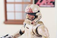 Finn in Stormtrooper armor (Jakku desert) (Star Wars) Custom Action Figure