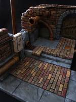 Secret Sewer Lair II (Teenage Mutant Ninja Turtles) Custom Diorama / Playset