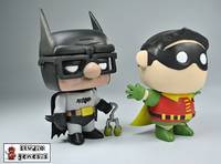 up!  Batman and Robin Carl and Russel (Funko Pop!) Custom Action Figure