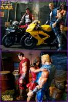 Double Dragon...Billy and Jimmy Lee (Double Dragon) Custom Action Figure [Can a woman love tear two brothers apart? Love triangle in effect]