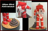 Alien Bird Astronaut (Self Customs) Custom Statue / Bust