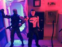 The punisher vs barracuda Max style (Punisher) Custom Diorama / Playset