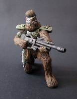 Bounty Hunter Chewbacca (Star Wars) Custom Miniature / Figurine