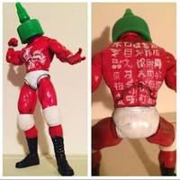 Sriracha Man (Wrestling) Custom Action Figure