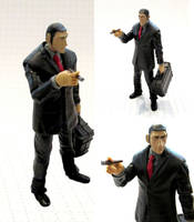GOLGO 13 Duke Togo (Manga Heroes) Custom Action Figure