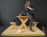 Sarah Connor - Desert Scene (Terminator) Custom Diorama / Playset