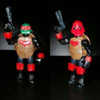Nightwing Red Hood Robin (Batman/TMNT) (Teenage Mutant Ninja Turtles) Custom Action Figure