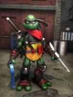 Dark Leo (Teenage Mutant Ninja Turtles) Custom Action Figure