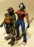 Raphael And Casey Jones- T.M.N.T (Teenage Mutant Ninja Turtles) Custom Action Figure [I Always Got Your Back Bro!!]