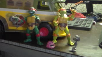 80s TMNT Michelangelo and Raphael (Teenage Mutant Ninja Turtles) Custom Action Figure