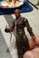 Freddy Krueger VS Ghost Rider #1 (Nightmare on Elm Street) Custom Action Figure [Side shot of figure 1]