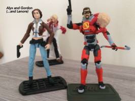 Gordon Freeman and Alyx Vance (G.I. Joe) Custom Action Figure