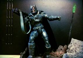 BvS Battle Damaged Armored Batman (Batman - Movie Style) Custom Action Figure