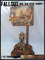 Fallout T-45 Power Armour (Fallout) Custom Diorama / Playset
