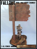 Fallout T-45 Power Armour (Fallout) Custom Diorama / Playset