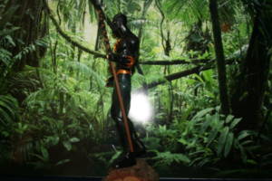 Black Panther T'Challa (Marvel Icon) Custom Action Figure [Black Panther side view]
