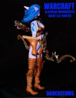ALATHENA MOONBREEZE Night Elf Hunter 6" 1:12th scale (Warcraft) Custom Action Figure [Custom WOW WORLD OF WARCRAFT ALATHENA MOONBREEZE NIGHT ELF HUNTER marvel Legends style 6" 1:12th Scale]