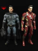 Unmasked Batfleck (Ben Affleck) (Batman) Custom Action Figure
