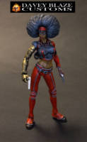 Misty Knight : Heroes For Hire (Marvel) Custom Action Figure [Misty Knight Custom Action Figure by Davey Blaze Customs]