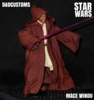 STAR WARS Jedi Master Mace Windu 2.0  6" (Star Wars Clone Wars) Custom Action Figure [CUSTOM STAR WARS BLACK SERIES 6" 1:12TH SCALE JEDI KNIGHT MASTER COUNCIL MEMBER MACE WINDU]