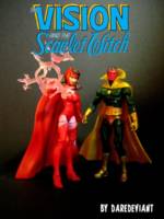The Vision - Classic Look Revisited (Marvel Universe) Custom Action Figure [The Vision and the Scarlet Witch]