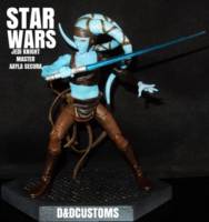 STAR WARS JEDI knight master AAYLA SECURA 6" (Star Wars Clone Wars) Custom Action Figure