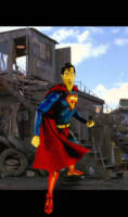 Christopher Reeve EVIL Superman w/ Wired Cape (Superman) Custom Action Figure