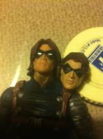 Winter soldier custom painted resin head cast (Marvel Legends) Custom Other [See the differance...]