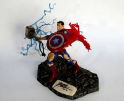 SUPERMAN  JLA vs AVENGERS (Superman) Custom Action Figure