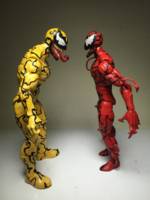 Phage 1.0 symbiote (Marvel Legends) Custom Action Figure [Comparison]