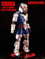 Cobra Commander - Battle Armor w/ Air Chariot (G.I. Joe) Custom Action Figure [CUSTOM GI JOE MARVEL LEGENDS BLACK SERIES STYLE 6]