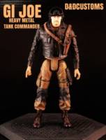 GI JOE HEAVY METAL Tank Commander 6" 1:12th Scale (G.I. Joe) Custom Action Figure [CUSTOM GI JOE MARVEL LEGENDS BLACK SERIES STYLE 6" INCH HEAVY METAL 1:12th SCALE]