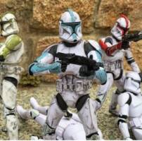 Battle damaged Clone Lieutenant (Star Wars) Custom Action Figure