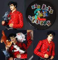 Robert Smith - The Cure Lovecats (Rock Stars) Custom Action Figure