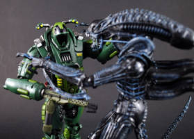 Colonial Marines NX-S Hiveslayer Combat Armor (Aliens) Custom Action Figure