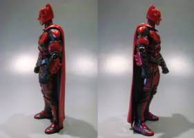 Red Lantern Batman (Movie Masters) (DC Universe) Custom Action Figure