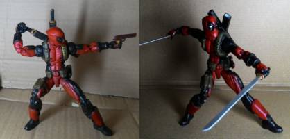 Deadpool (Marvel Legends) Custom Action Figure [Some action poses]